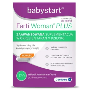 FertilWoman Plus, suplement diety, 120 tabletek Duży wybór produktów | Dostawa kurierem DHL za 8.90zł !!!| Szybka wysyłka do 2 dni roboczych! | 3661121 - Układ moczowy i płciowy - miniaturka - grafika 1