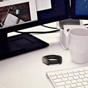 Opaska iconband do Xiaomi Smart Band 8 / 8 NFC Black - Akcesoria do smartwatchy - miniaturka - grafika 6