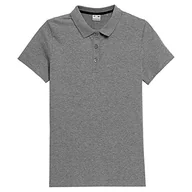 Koszulki i topy damskie - 4F Koszulka damska, Middle Grey Melange, XS - miniaturka - grafika 1