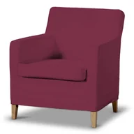 Pokrowce na meble - Dekoria Pokrowiec na fotel Karlstad Plum śliwkowy) Fotel Karlstad Cotton Panama 621-702-32 - miniaturka - grafika 1