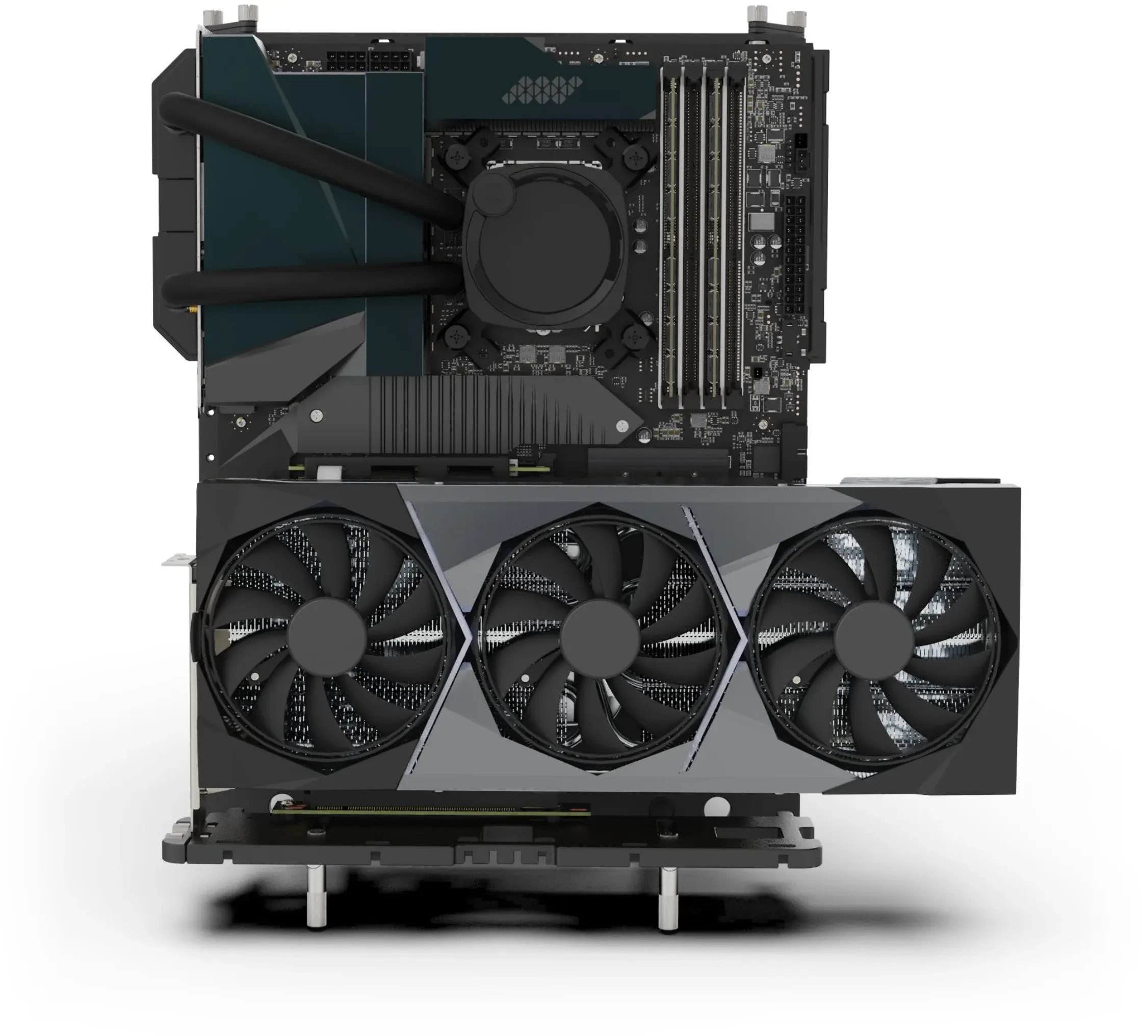 Streacom BC1 Vertical GPU Kit - srebrny ST-BC1S-VGPU