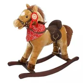 Zabawki na biegunach - Western Koń na biegunach z dźwiękiem i siodłem - miniaturka - grafika 1