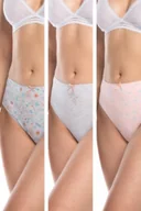 Majtki damskie - Jasne figi LAMA L-120BI-83 3-pack - miniaturka - grafika 1