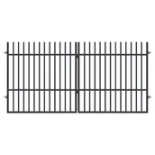 Bramy garażowe - Polbram Brama  dwuskrzydłowa Majorka 3x1,5 m antracytowa - miniaturka - grafika 1