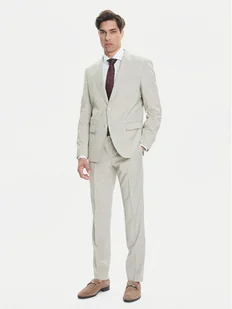 BOSS Garnitur H-Huge 50546099 Beżowy Slim Fit - Garnitury - miniaturka - grafika 1