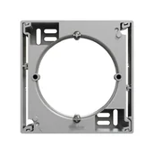 Wyłączniki światła i elektryczne - Schneider Electric Rozszerzenie natynkowe podstawy pojedyncza Miluz Ed aluminium - miniaturka - grafika 1