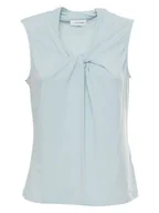 Bluzki damskie - Calvin Klein Top w kolorze błękitnym - miniaturka - grafika 1