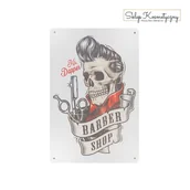 Wyposażenie studia tatuażu - Tablica ozdobna barber B023 - miniaturka - grafika 1