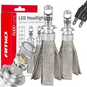 Żarówki samochodowe - Mocne Żarówki Samochodowe Led H7 Flex 12V 24V Canbus Soczewka 6000K 2SZT. - miniaturka - grafika 1