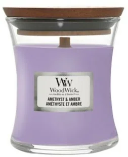 WoodWick Wazon na świecę zapachową małyAmethyst & Bursztyn 85 g - Świece - miniaturka - grafika 2
