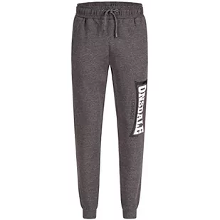 Lonsdale Męskie spodnie do biegania Bolberry, Marl Ash/Black/White, L - Spodenki męskie - miniaturka - grafika 1