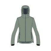 Kurtki damskie - CMP Damska kurtka softshellowa, ze stałym kapturem, kurtka damska - miniaturka - grafika 1