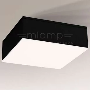 Shilo plafon łazienkowy LED Tottori IL 10W 1000lm 3000K czarny IP44 8057 - Lampy sufitowe - miniaturka - grafika 1