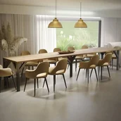 Stoły - Stół drewniany DUNAJ 130-295x90 Kolor do wyboru - miniaturka - grafika 1