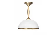 Lampy sufitowe - Krótka lampa mosiężna z dużym kloszem CR-S1KD - miniaturka - grafika 1
