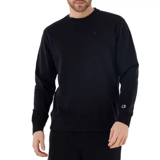 Bluzy sportowe męskie - Bluza Champion Tonal Embroidered Heavy Cotton 218492-KK001 - czarna - grafika 1