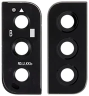 Części serwisowe do telefonów - OCZKO APARATU + RAMKA DO SAMSUNG S22 S22+ CZARNY - miniaturka - grafika 1