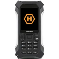 Telefony komórkowe - Hammer Patriot 64MB/128MB Dual Sim Srebrno-czarny - miniaturka - grafika 1