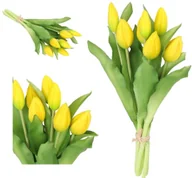 TULIPANY BUKIET TULIPANÓW GUMOWE GUMOWANE JAK ŻYWE 7SZT.