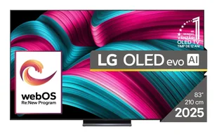 Telewizor LG OLED evo AI OLED83C51LA 2,11 m (83") 4K Ultra HD Smart TV Wi-Fi Czarny - Telewizory - miniaturka - grafika 1