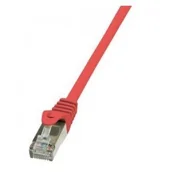 Kable miedziane - LogiLink Patchcord CP1034S CAT5e F/UTP 1m, czerwony CP1034S - miniaturka - grafika 1