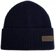 Czapki damskie - Hackett London Męska czapka typu beanie Cash, Niebieski (granatowy), Rozmiar uniwersalny - miniaturka - grafika 1