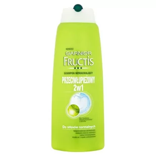 Garnier Fructis: szampon wzmacniający przeciwłupieżowy z odżywką 2w1 400ml - Szampony do włosów - miniaturka - grafika 1