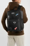 Plecaki - PUMA PATCH BACKPACK 7951401 Czarny - miniaturka - grafika 1