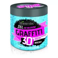 Kosmetyki do stylizacji włosów - Bielenda Graffiti 3D mocny żel do włosów z kwasem hialuronowym i keratyną 250g - miniaturka - grafika 1