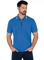 Koszulki męskie - Trigema Męska koszulka polo 627633 L, niebieska (Electric-Blue 048), duża - miniaturka - grafika 1