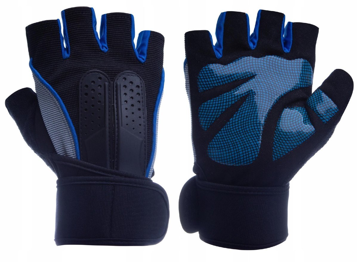 Rękawiczki rowerowe krótkie ŻELOWE nadgarstek - XL