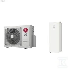LG split - 4 kW, 1 fazowa, 230 V, czynnik R32 ze zintegrowany zasobnikiem CWU 200l IWT ZESTAW - Pompy ciepła - miniaturka - grafika 1