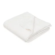 Koce i narzuty dla dzieci - BabyMatex Kocyk pled dziecięcy 80x100 Tully biały bawełniany - miniaturka - grafika 1