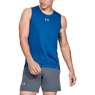 Koszulki sportowe męskie - Under Armour Ua Qualifier koszulka męska singlet Teal Vibe/Teal Vibe/Reflective (417) S - miniaturka - grafika 1