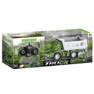 AUTO WYWROTKA DINOZAUR ZDALNIE STEROWANA NA PILOT RC MASZYNA BUDOWLANA LED - Zabawki zdalnie sterowane - miniaturka - grafika 1