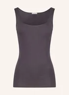 Koszulki i topy damskie - Hanro Top Cotton Seamless schwarz - miniaturka - grafika 1