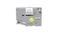 Etykiety do drukarek - Zamiennik taśmy Brother TZE-M911 6mm srebrna/czarny mat - miniaturka - grafika 1