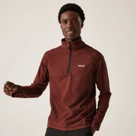 Bluzy męskie - Regatta Męski Polar z Suwakiem Montes Red Ochre Black, Rozmiar: L - miniaturka - grafika 1