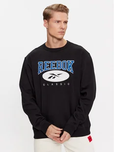 Reebok Bluza Archive Essentials II0696 Czarny Regular Fit - Bluzy męskie - miniaturka - grafika 1