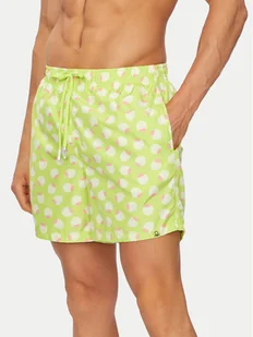 United Colors Of Benetton Szorty kąpielowe 54MX6X00R Zielony Regular Fit - Kąpielówki męskie - miniaturka - grafika 1
