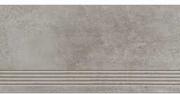 Płytki ceramiczne - Gres szkliwiony stopnica ROAD LINE grey 29,8x59,8 gat. I - miniaturka - grafika 1