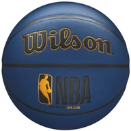 Koszykówka - Wilson NBA Forge Plus Ball WTB8102XB, unisex, piłki do koszykówki, Granatowe - miniaturka - grafika 1