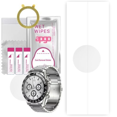 1x folia hydrożelowa ochronna do Rubicon RNCE94 - apgo Smartwatch Hydrogel Protection Ochrona na ekran smartwatcha