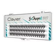 Sztuczne rzęsy i akcesoria - Clavier Clavier - BeShaped - Sztuczne rzęsy w kępkach typu B - MIX - 8/10/12 - miniaturka - grafika 1