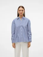 Bluzki damskie - Vero Moda Koszula w kolorze niebiesko-białym - miniaturka - grafika 1