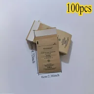 Pozostałe urządzenia kosmetyczne - TEMU 100 szt. Samoprzylepne Worki Dezynfekcyjne z Papieru – Odpornie na Wysoką Temperaturę, Sterylne Torby Higieniczne do Kosmetyków, Narzędzi - miniaturka - grafika 1