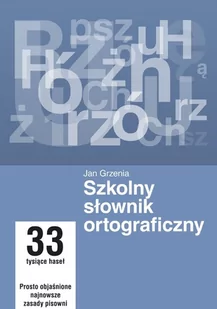Szkolny słownik ortograficzny - E-booki - nauka - miniaturka - grafika 1