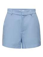 Spodenki damskie - ONLY Damskie szorty ONLLANA-Berry HW TLR NOOS, Bel Air Blue, 42, Bel Air Blue, 42 - miniaturka - grafika 1