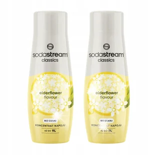 Zestaw Syropów do saturatora SODASTREAM Kwiat Bzu Bez cukru 2x440ml - Syropy i koncentraty owocowe - miniaturka - grafika 1