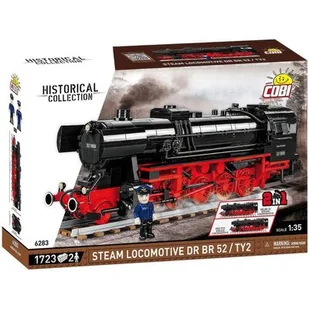 Klocki plastikowe COBI Historical Collection Trains Steam Locomotive DR BR 52/TY2 COBI-6283 - Klocki - miniaturka - grafika 1
